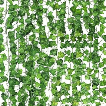 Zahradní dekorace Girlanda z umělého břečťanu Newaner do ložnice, 12 kusů 26,4 m, umělý břečťan, dekorace z umělého