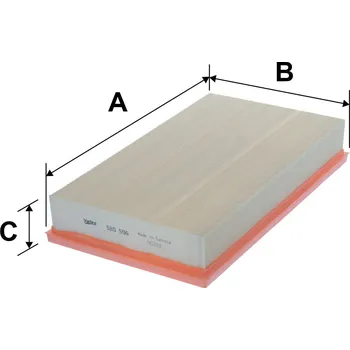 Filtr do auta Vzduchový filtr VALEO 585596
