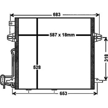 Výparník klimatizace Kondenzátor, klimatizace MAHLE AC 756 000P