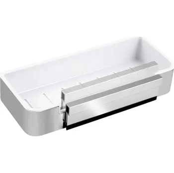 NOVASERVIS Police Novaservis sprchová, se stěrkou na sprchový kout, nerez, 65577,4 65577,4