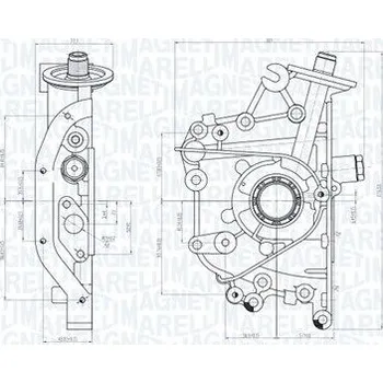 Olejové čerpadlo Olejové čerpadlo MAGNETI MARELLI 351516000114