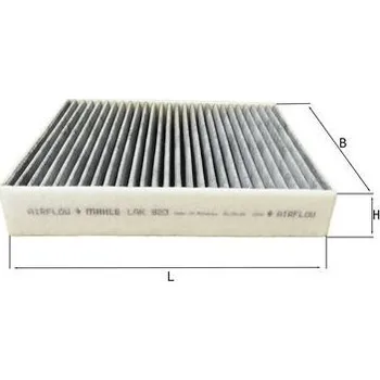 Ventilátor topení a klimatizace Filtr, vzduch v interiéru KNECHT LAK 923