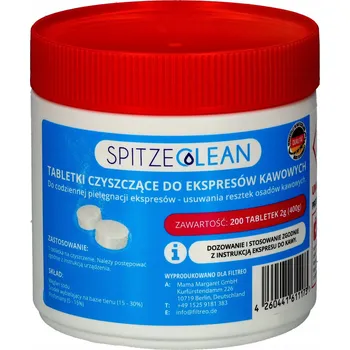 Příprava kávy Čisticí tablety spitze clean do kávovaru 200 ks
