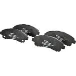 Sada brzdových destiček, parkovací brzda DELPHI LP2716