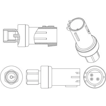 Tlakový vypínač, klimatizace MAHLE ASE 5 000P