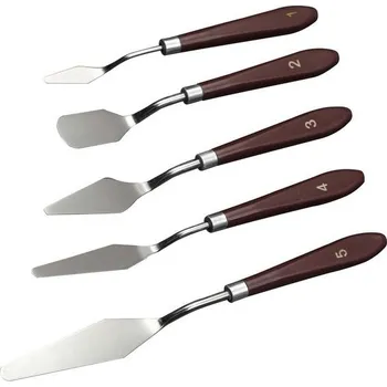 Malířská špachtle, sada 5 malířských nožů