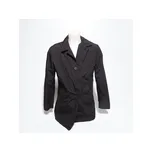 Pánský kabát na knoflíky, černý L