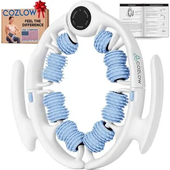 Masáž Masážní válec proti celulitidě - Modrý - Anticelulitidový masážní přístroj s odnímatelnými