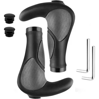 brašna na kolo Ergonomické rukojeti jízdního kola černé