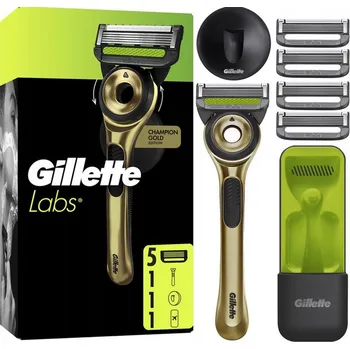 Holicí strojek Gillette Labs Champion Gold Edition Pánský holicí strojek s 5 břity