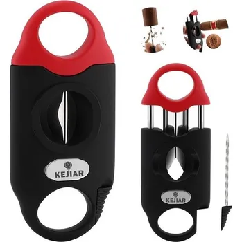 Řezačka doutníků KEJIAR z oceli s V-řezem