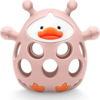 Silikonové kousátko CLDY pro miminka - Bezpečné pro potraviny, bez BPA, od 3 měsíců s poutkem na