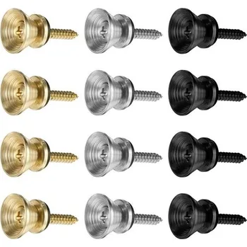 Příslušenství ke stanu Knoflíky na kytarový popruh 12 kusů, Kytarový popruh, Šrouby na kytaru, Kovové knoflíky na popruh a