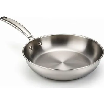 Poklice Pánev WECOOK! PRO z nerezové oceli 18/10 Ø 24 cm – Pro indukci a troubu – Trojité dno – Ergonomická