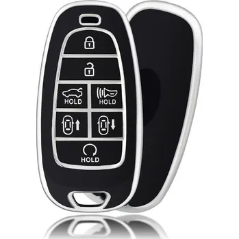 Kryt klíče od auta OFFCURVE, ochranný kryt klíče od auta, vhodný pro hybridní Hyundai Tucson NX4