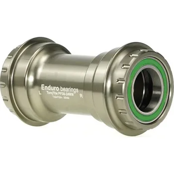 Klika na kolo Středové složení Enduro Bearings BKSR-0112 pro PF30 a 24mm kliky, Torqtite, Stainless, 118g