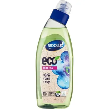 Univerzální čisticí prostředek Sidolux eco tekutý čistič na toalety s vůní ranní rosy 750 ml