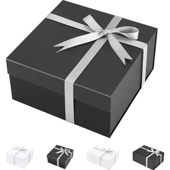 Party dekorace Switory Černá dárková krabička 8X8X4"