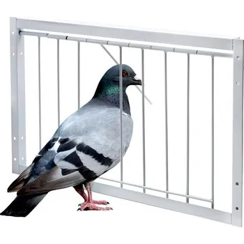 BREUAILY Ptačí klec – Železná T-pastička pro vstup holubů – Snadná instalace – 40 cm