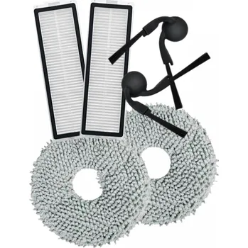 Sada příslušenství pro robotický vysavač Kartáčky, HEPA filtry pro XIAOMI Robot Vacuum 5/5 Pro a mopy 6ks