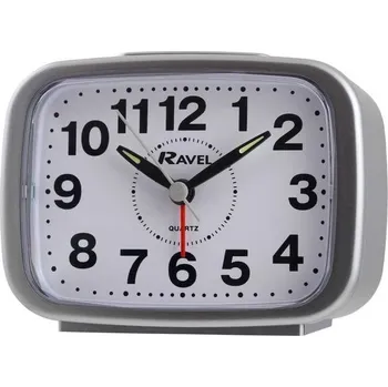 Zahradní dekorace Stříbrný quartzový budík RC008.02