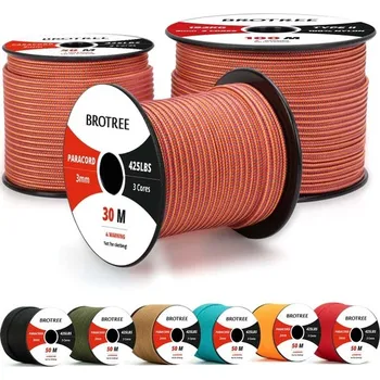 Paracordové lano Brotree 425 nylon 100m