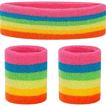 Motýlek ONUPGO Sada čelenky a potítka, neonové