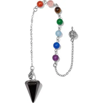 Přívěsek Kyvadlo 7 čaker, věštecké, Wiccalunae