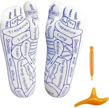 Masáž Ponožky na reflexologii nohou lafo, bavlněné