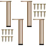 Nábytkové nohy KMERCE, černé kovové 4ks