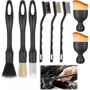 Sada kartáčů na detailing auta BASTOUR, kartáč na čištění auta, kartáč na detailing auta, kartáč na