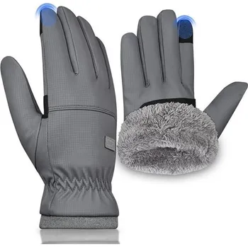 Chránič rukou UKNOWISA Zimní rukavice Termo rukavice Voděodolné Větruodolné Dotykové protiskluzové Lyžařské