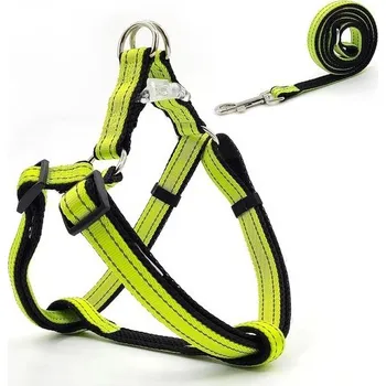 Postroj pro psa Pawhuggies Reflexní postroj a vodítko pro psy, nastavitelný a snadno se nosí, stylový záchranný