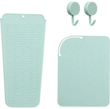 Silikonová tepelná ochranná podložka AMONENZ, balení 2 kusů, pouzdro na podložku s vlnitou