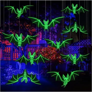 Halloweenské dekorace, netopýři VOPIWOZ 10ks