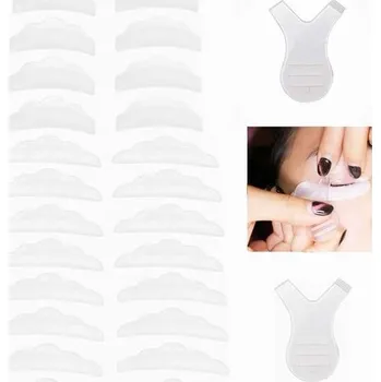 Kiwochy silikonové podložky na řasy, 24 ks