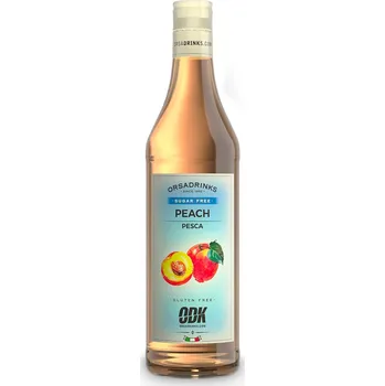 Sirup ODK (OrsaDrinks) ODK sirup Peach - bez cukru 750 ml PET