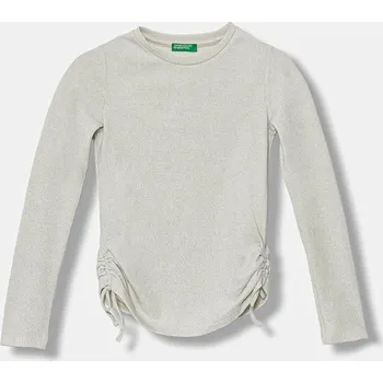 Chlapecké oblečení Dětské tričko s dlouhým rukávem United Colors of Benetton 356RC10RD.G.Seasonal šedá 09X, vel. 122