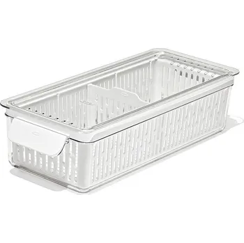 Dóza na potraviny OXO Good Grips L – dóza na zeleninu s košíkem