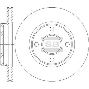 Brzdový kotouč Brzdový kotouč Hi-Q SD4431