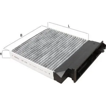 Ventilátor topení a klimatizace Filtr, vzduch v interiéru KNECHT LAK 230