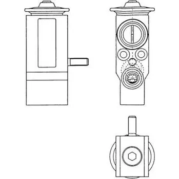Ventil klimatizace Expanzní ventil, klimatizace MAHLE AVE 130 000P