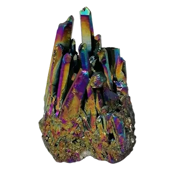 Přírodní kámen Galvanizovaná křišťálová drůzička 28 g