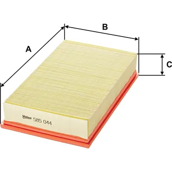 Filtr do auta Vzduchový filtr VALEO 585044