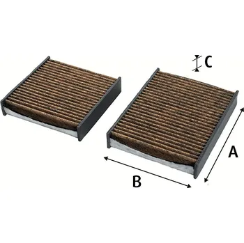 Klimatizace automobilu Filtr, vzduch v interiéru VALEO 701007