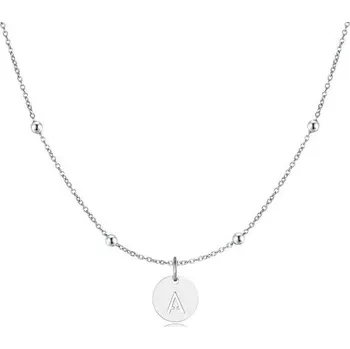 Náhrdelník MARLION JEWELS Dámský náhrdelník s gravírovanou iniciálou. Dámský přívěsek ze zlacené nebo