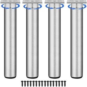 Nábytkové kování FETZCM 4 kusy kovových nábytkových nohou, nohy k nábytku pro nízká TV, nohy k nábytku pro kutily,