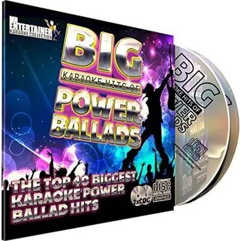 Karaoke Mr Entertainer - Velké karaoke hity powerbalad - dvojité CD+G (CDG) balení. 40 nejlepších