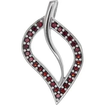 Přívěsek Český granát přívěsek stříbrný 141457