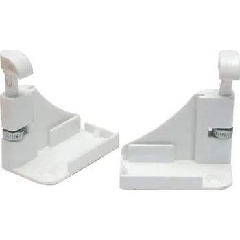 MICEL - 92137 - Sada nylonových háčků na moskytiéru, bílá povrchová úprava, 2 kusy, 52,5 x 30 x 60